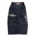 crowned cargo baggy jeans