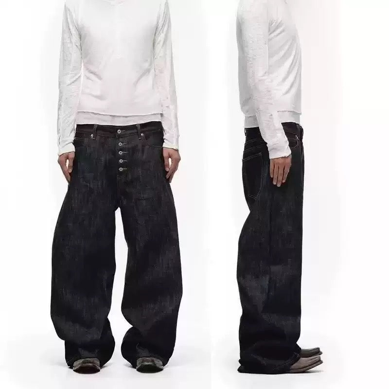 raw denim jeans