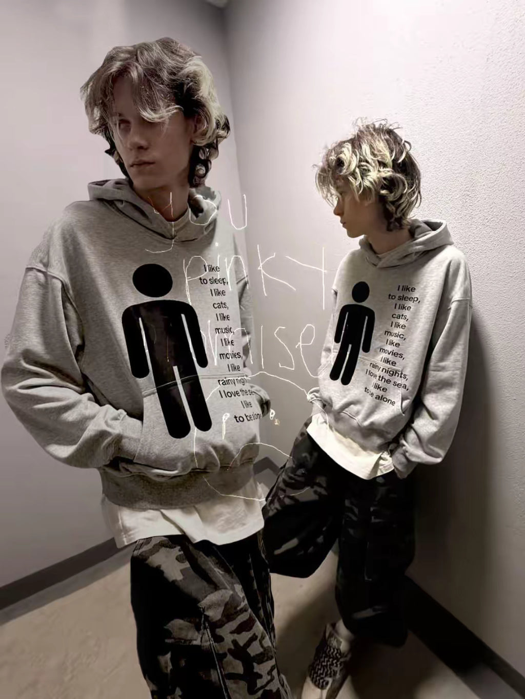 I like to be alone hoodie