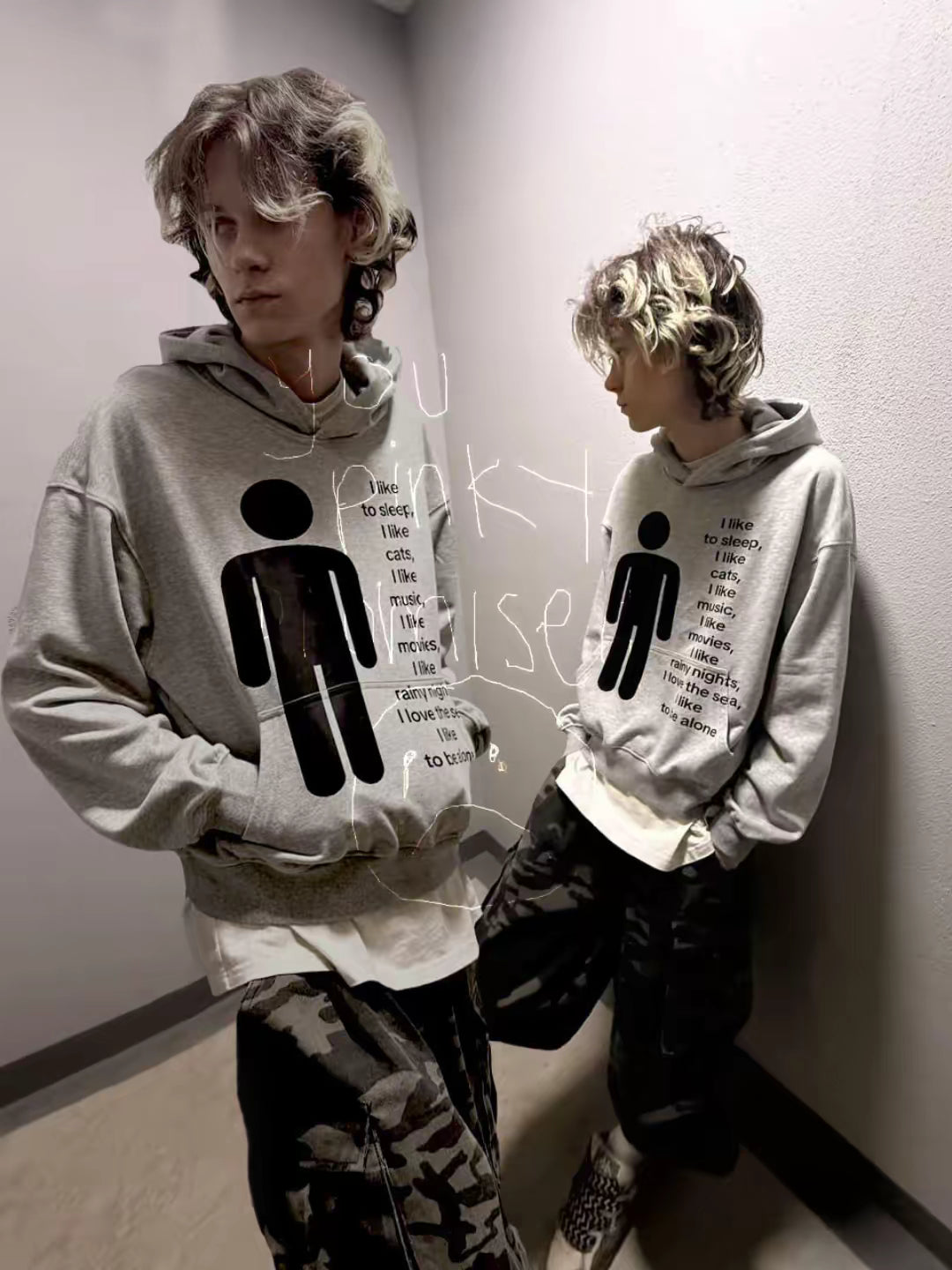 I like to be alone hoodie