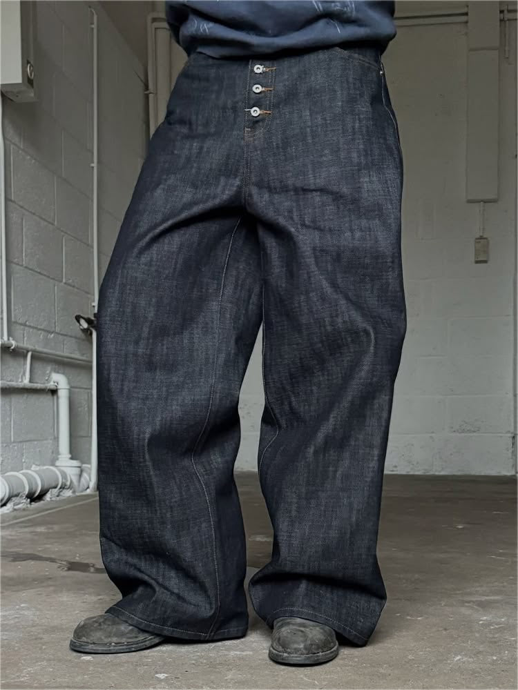 raw denim jeans
