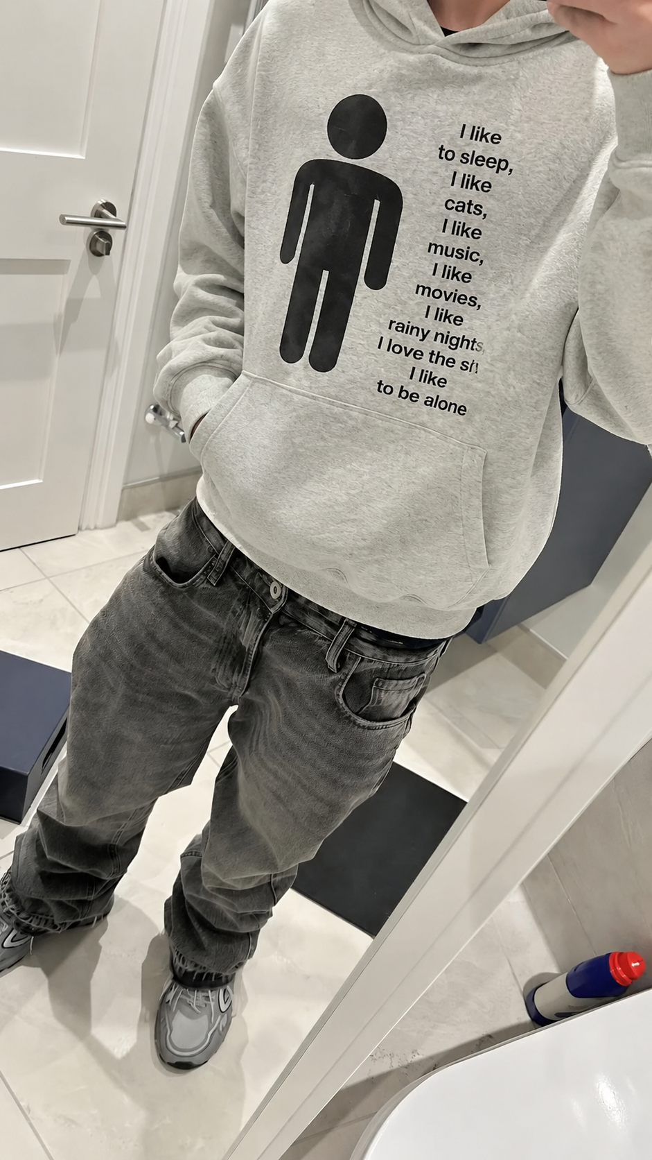 I like to be alone hoodie