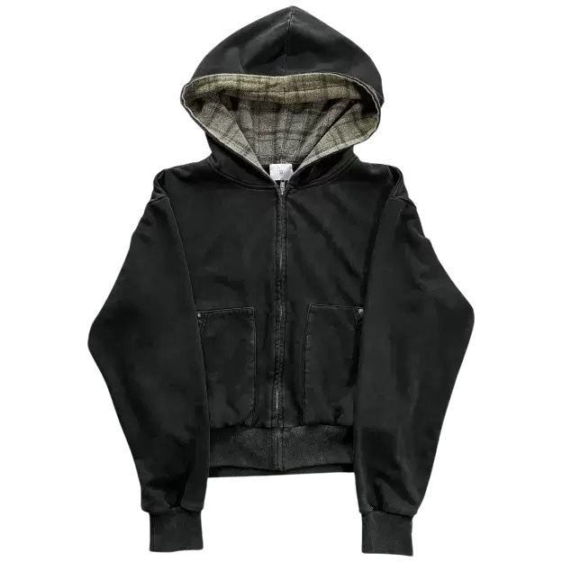reversible comfy sweatshirt jacket