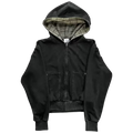 reversible comfy sweatshirt jacket