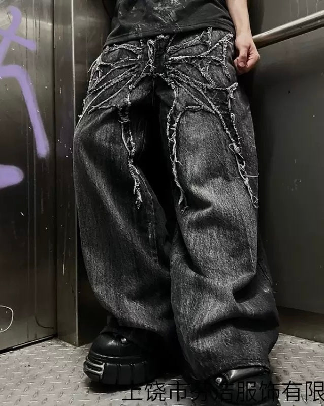 Cross-Border Millennium Ghost Jeans High Street Spider