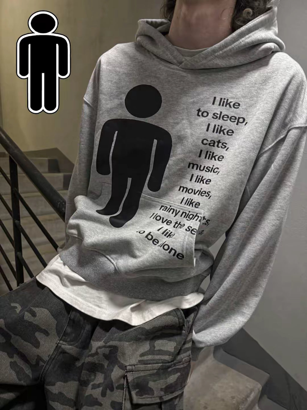 I like to be alone hoodie