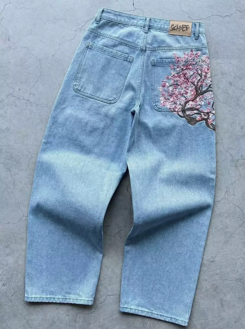 derschutze cherry blossom jeans