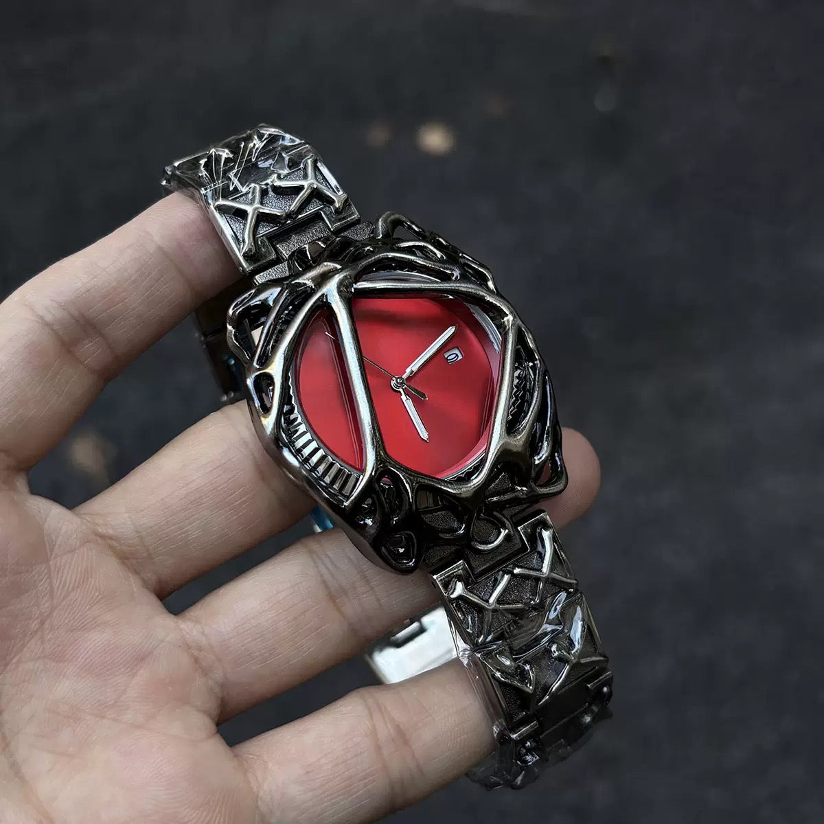 Millennium Alien Spider Web Y2K Retro Quartz Watch