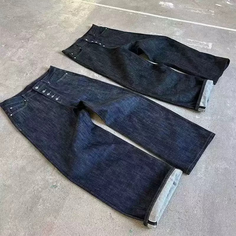 raw denim jeans