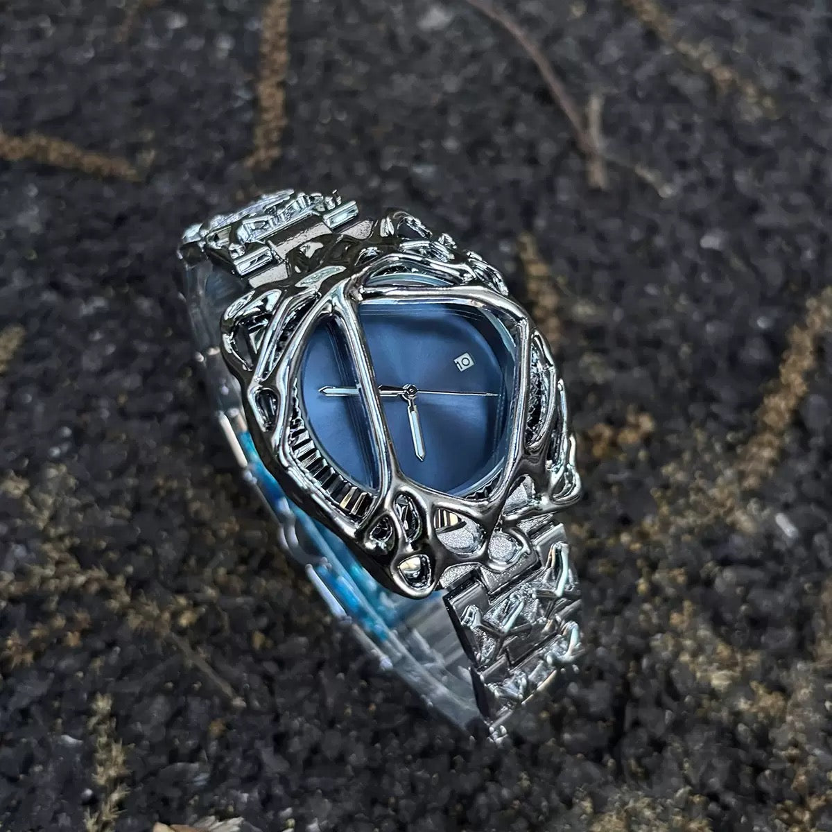 Millennium Alien Spider Web Y2K Retro Quartz Watch