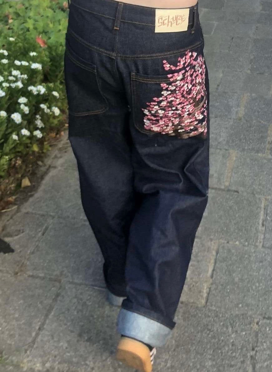 derschutze cherry blossom jeans