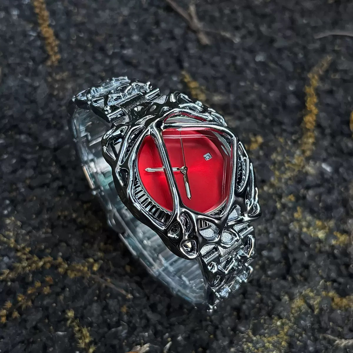Millennium Alien Spider Web Y2K Retro Quartz Watch