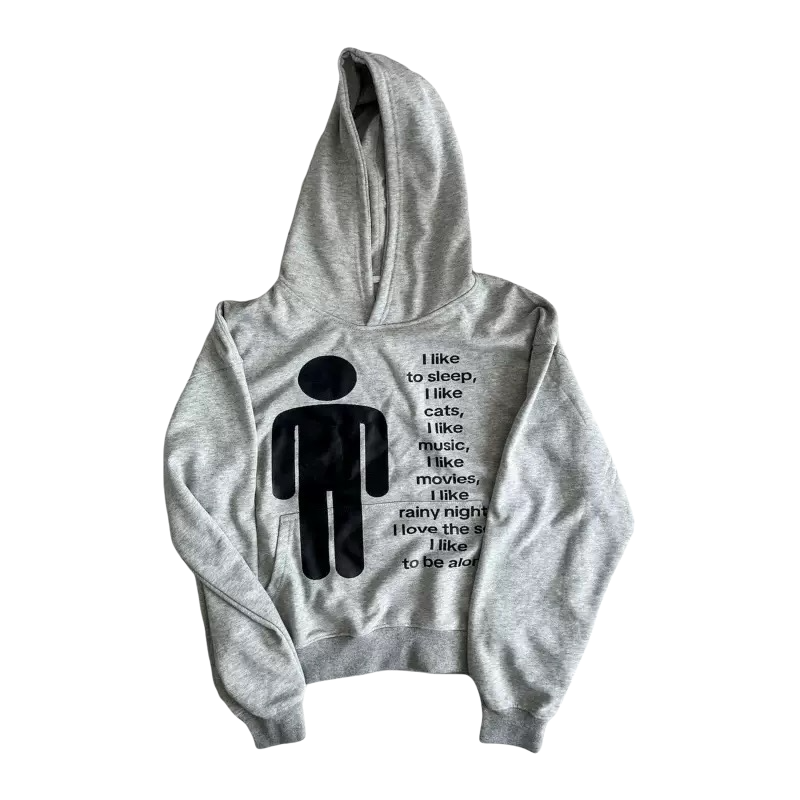 I like to be alone hoodie