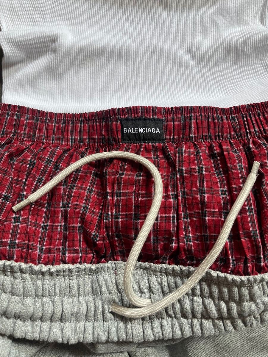 balenciaga red x grey
